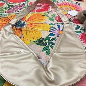 Chic Metallic Hobo Bag